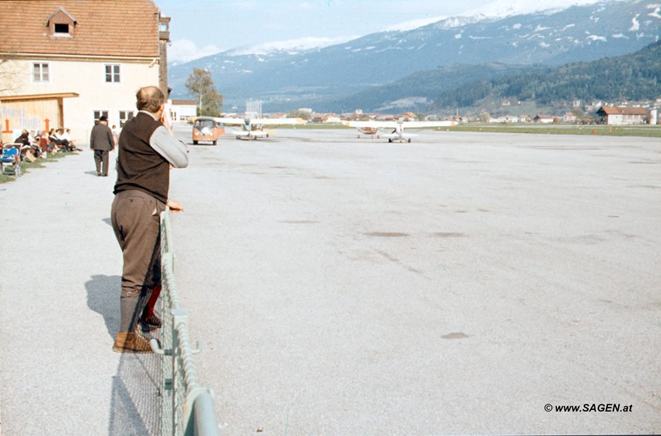 Flughafen Innsbruck in den frühen 1960er-Jahren