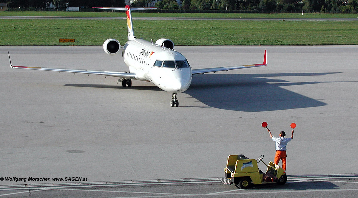 Flugzeug-Einweiser