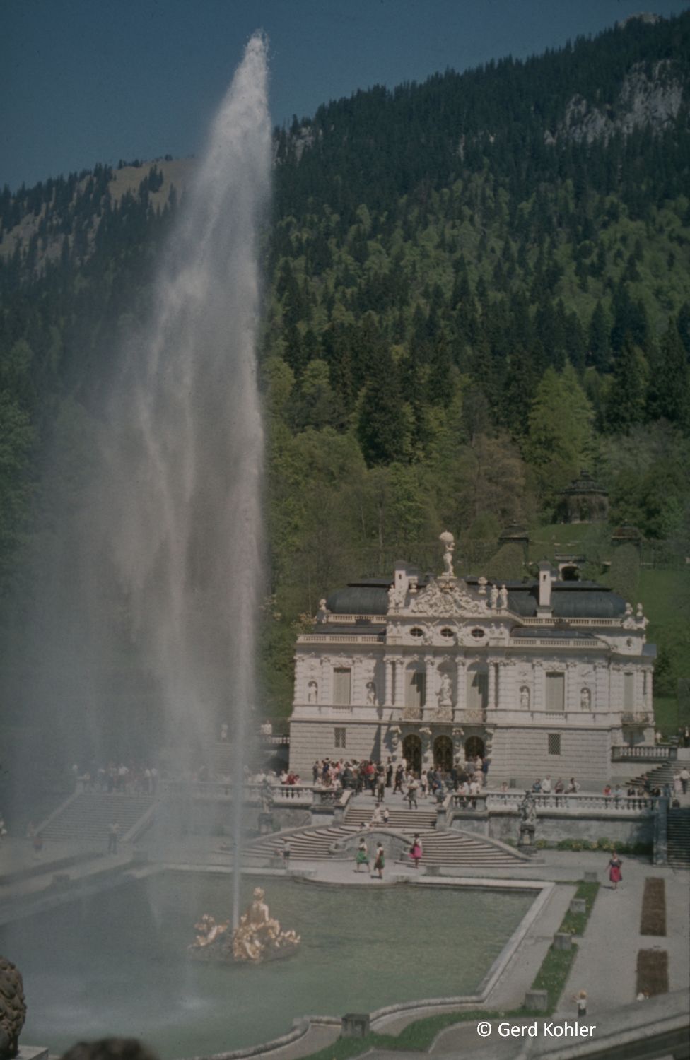 Fontäne Schloss Linderhof