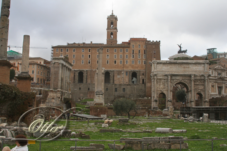 Forum Romanum mit Blick auf das Tabularium