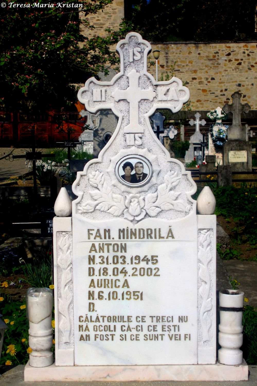 Friedhof beim Moldaukloster Voronet