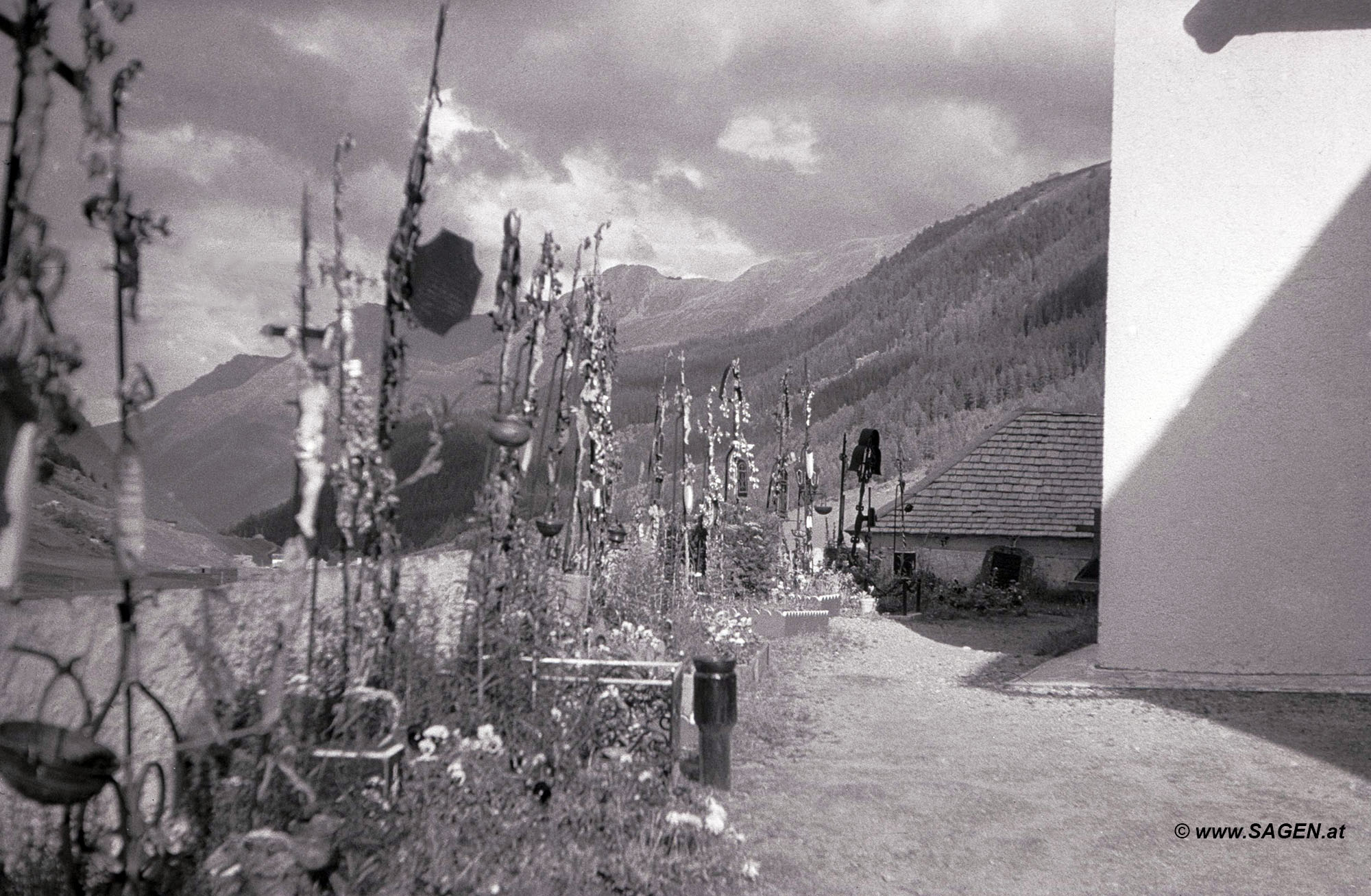 Friedhof Galtür 1940er Jahre