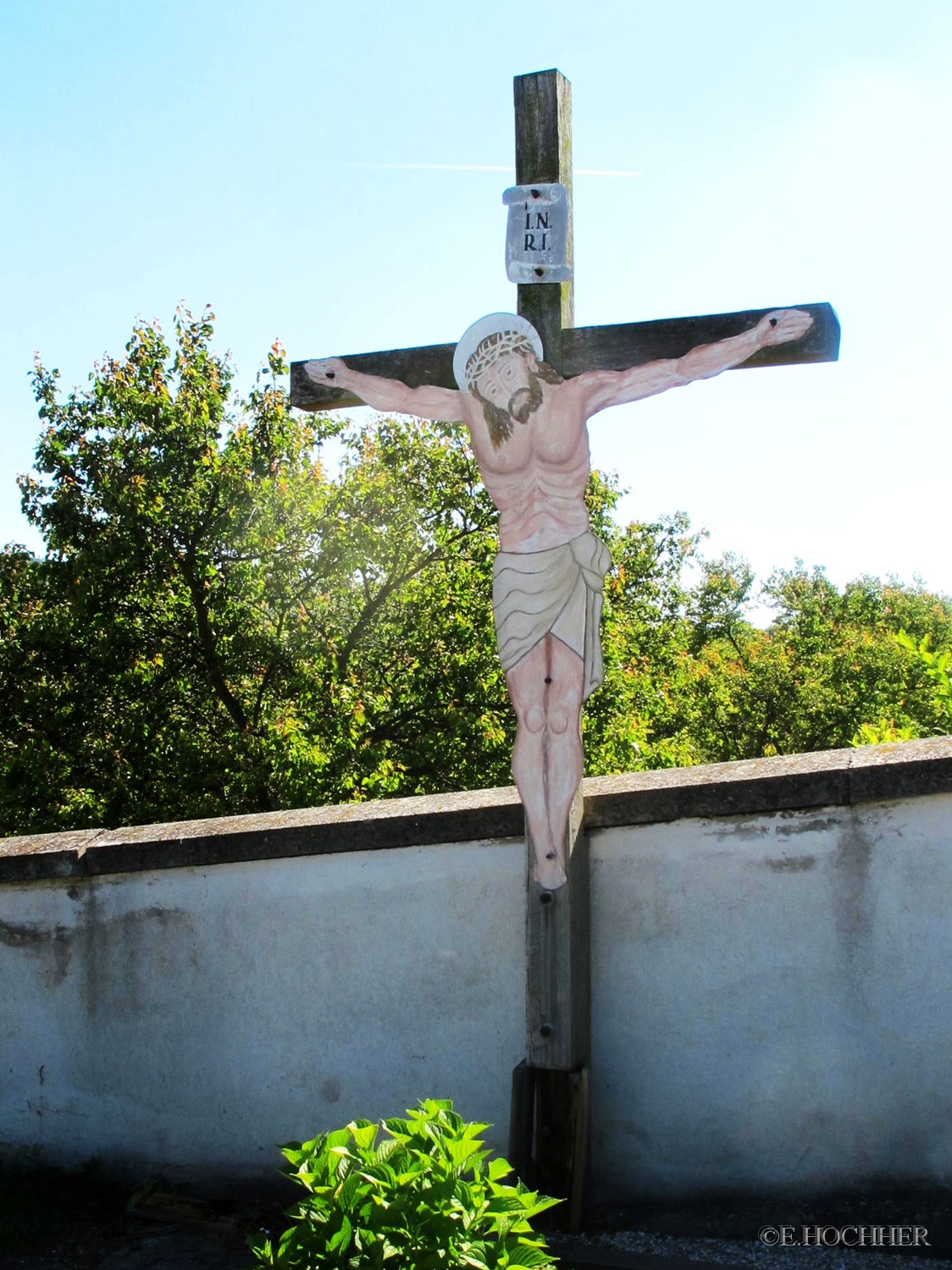 Friedhofskreuz Friedhof in Unterbergern