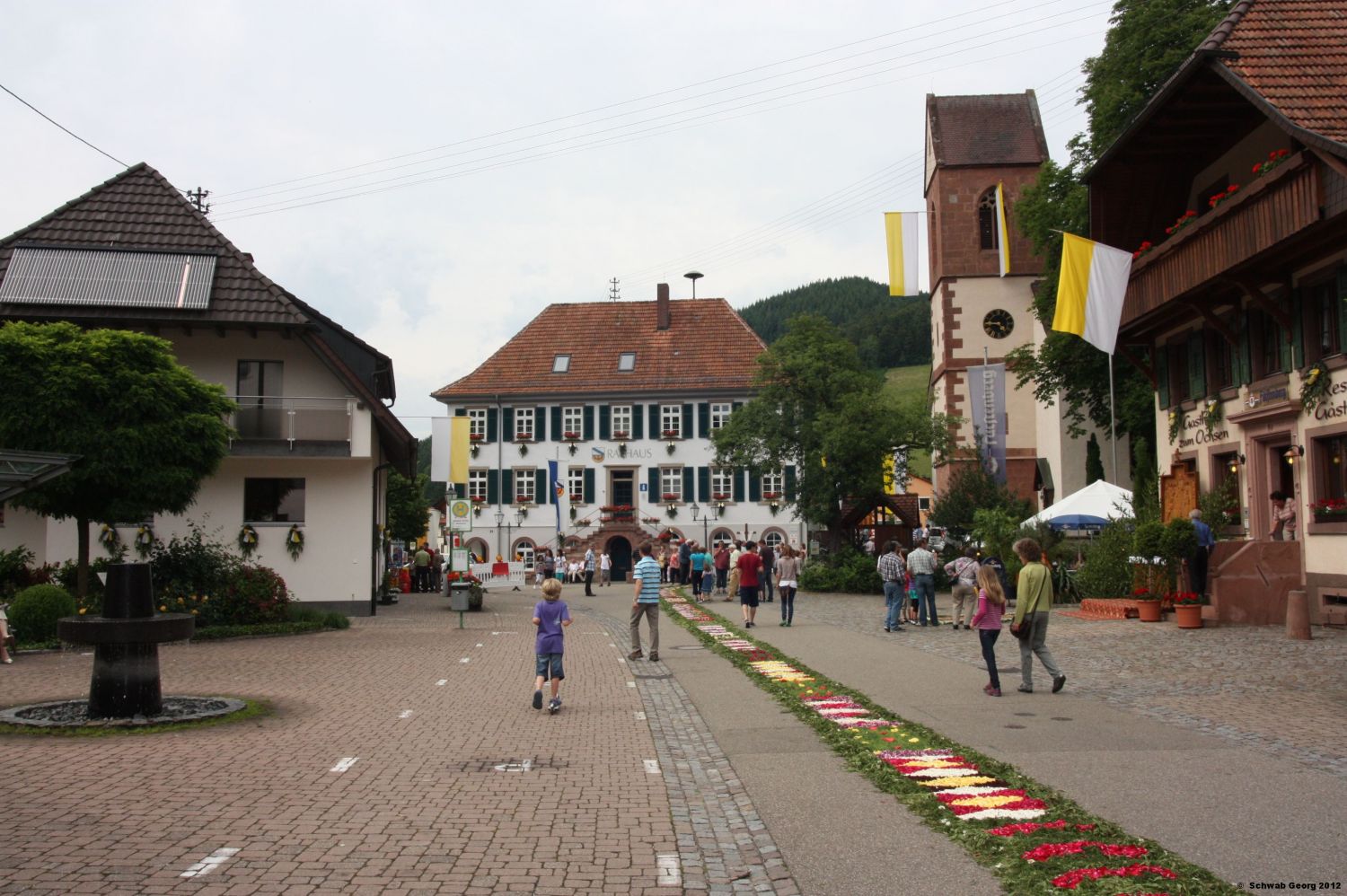 Fronleichnahm 2012 Mühlenbach im Schwarzwald