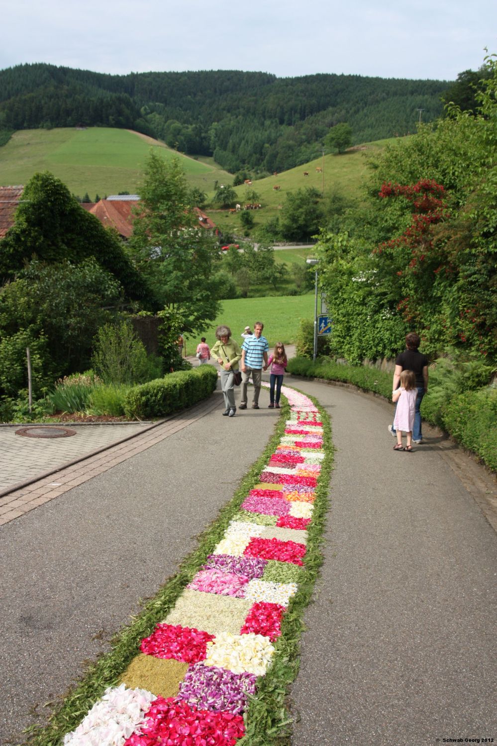 Fronleichnam 2012 in Mühlenbach im Schwarzwald