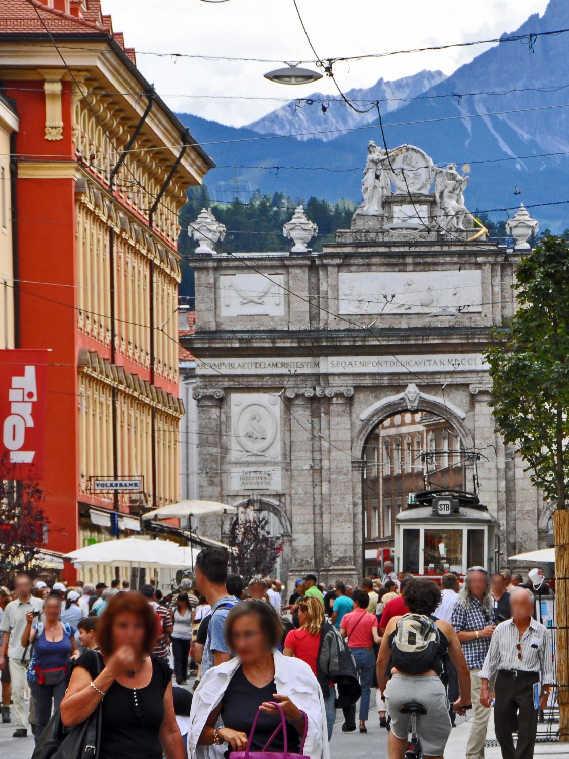 Fußgängerzone in Innsbruck