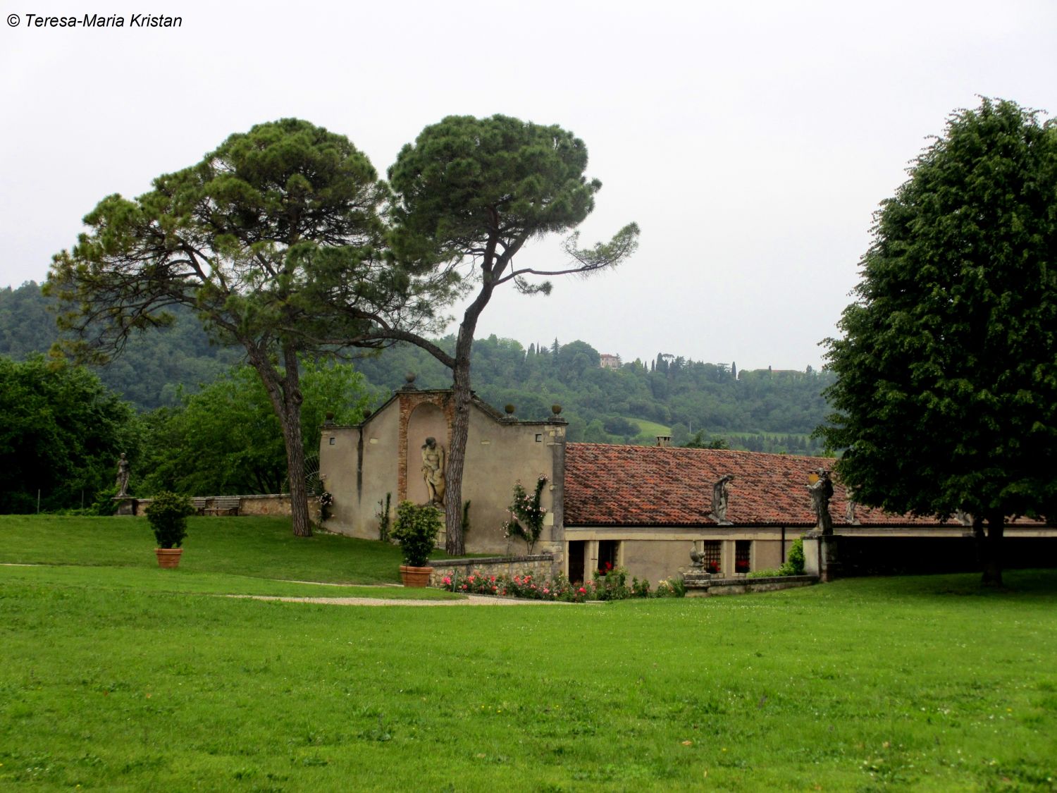 Gartenareal der Villa La Rotonda