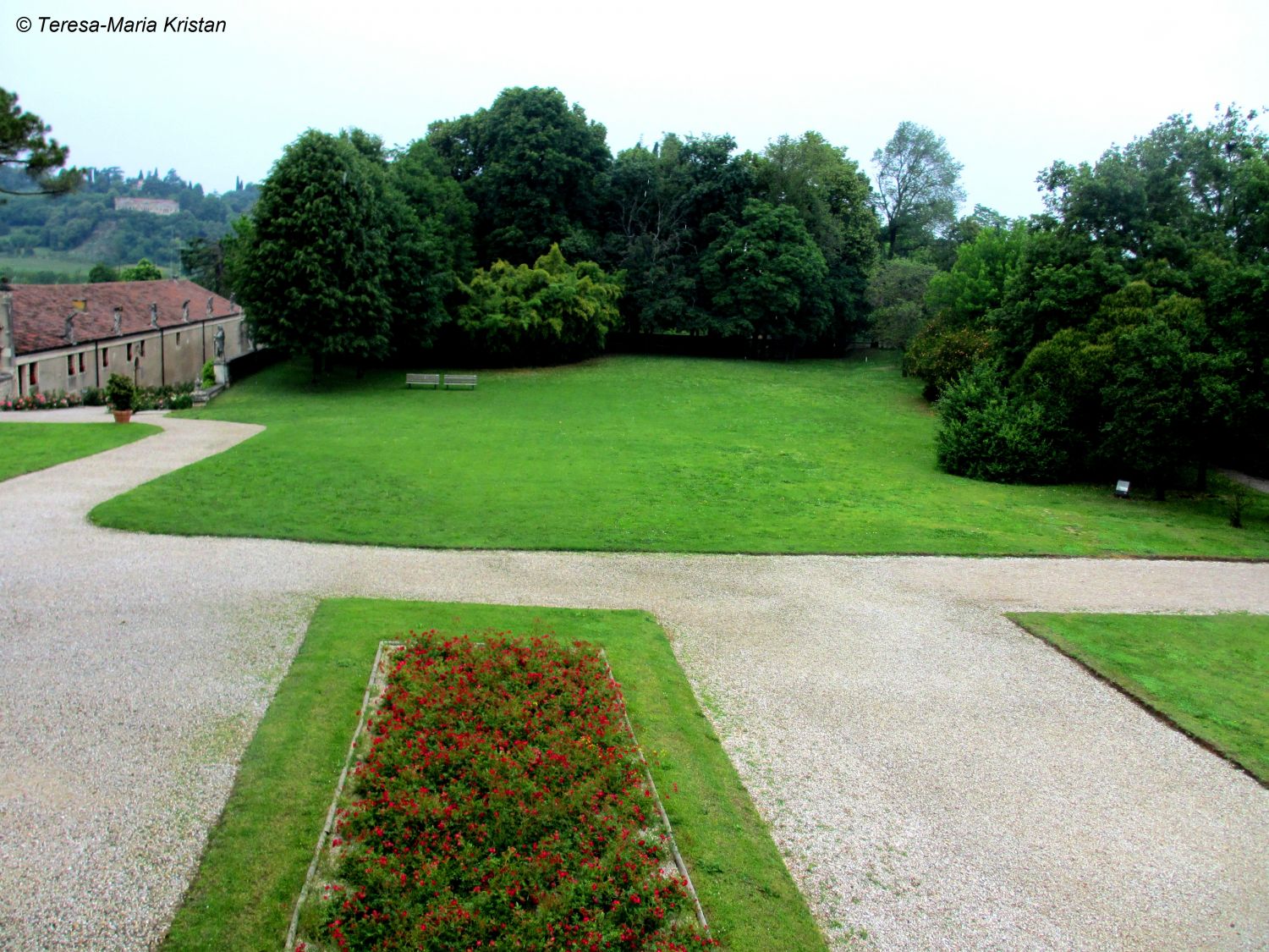 Gartenareal der Villa La Rotonda