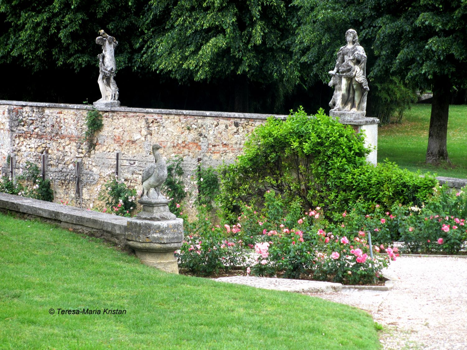 Gartenareal der Villa La Rotonda