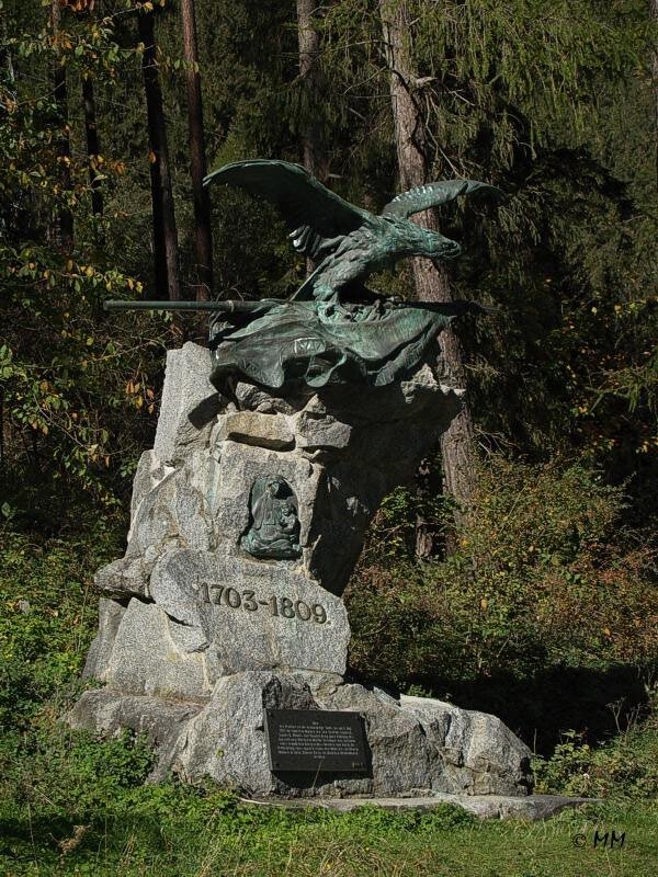 Gedenkstätte bei der Pontlatzbrücke