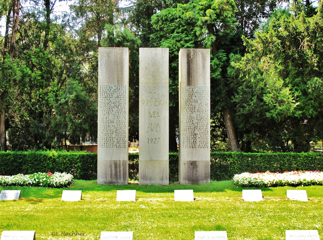 Gedenkstätte Justizpalastbrand