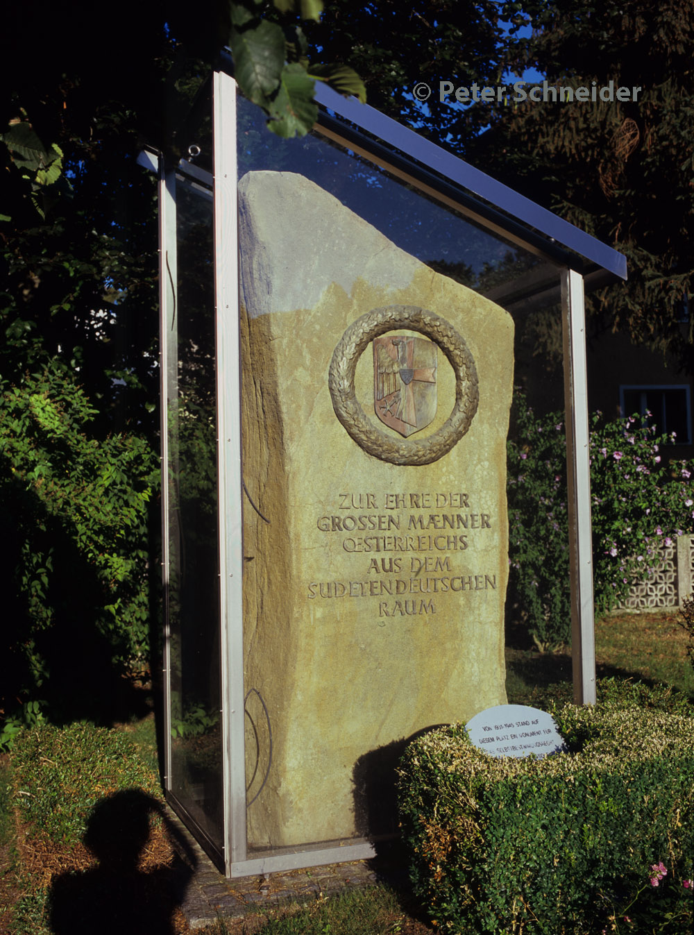 Gedenkstein der Sudetendeutschen