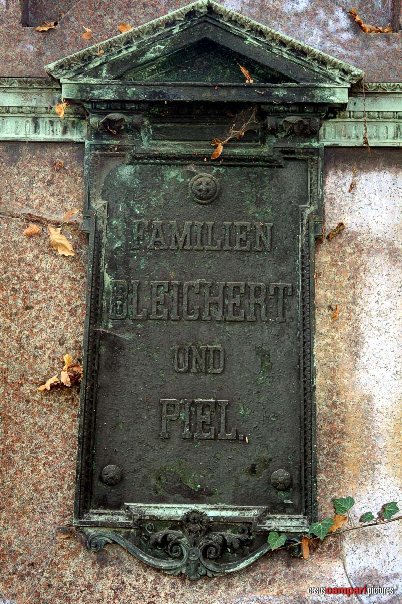 Gedenktafel Familien Bleichert und Piel; Leipzig