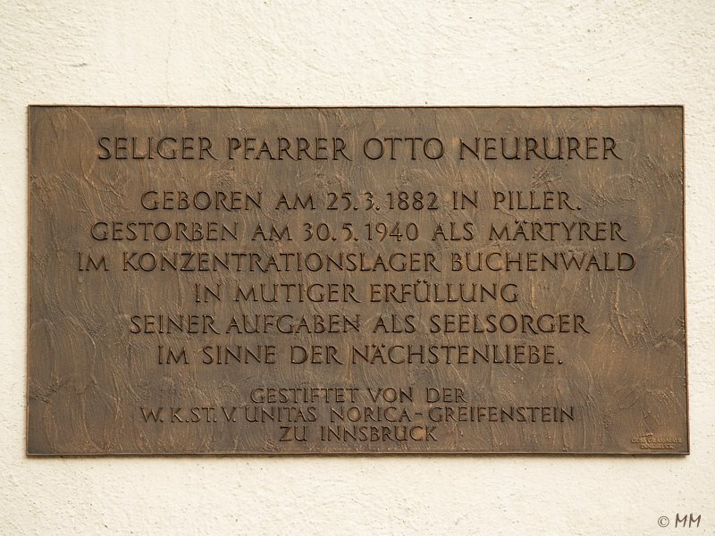 Gedenktafel Otto Neururer