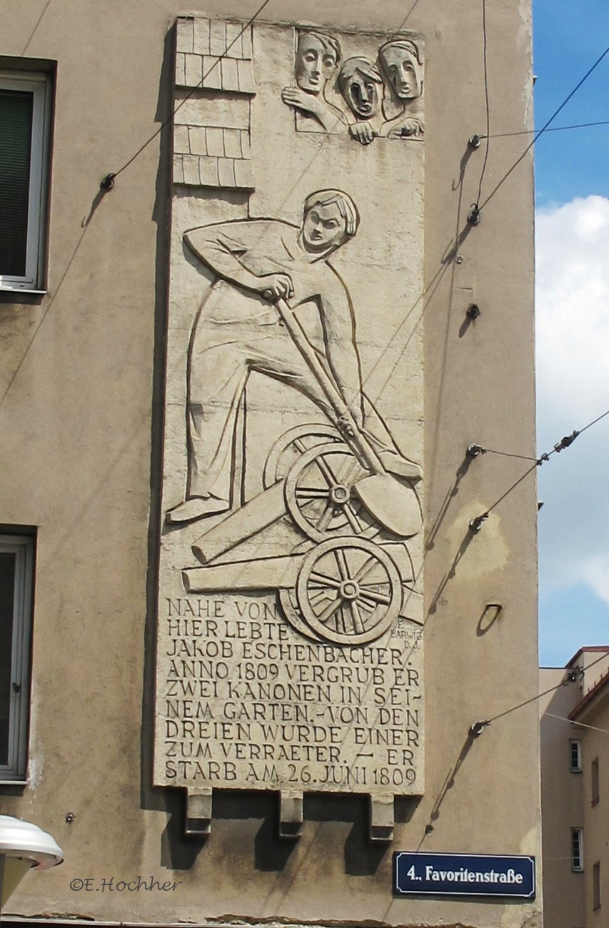 Gedenktafel Sattlermeister Jakob Eschenbacher, Wien