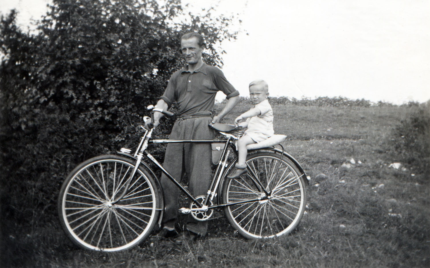 gemütlicher Kindersitz am Fahrrad