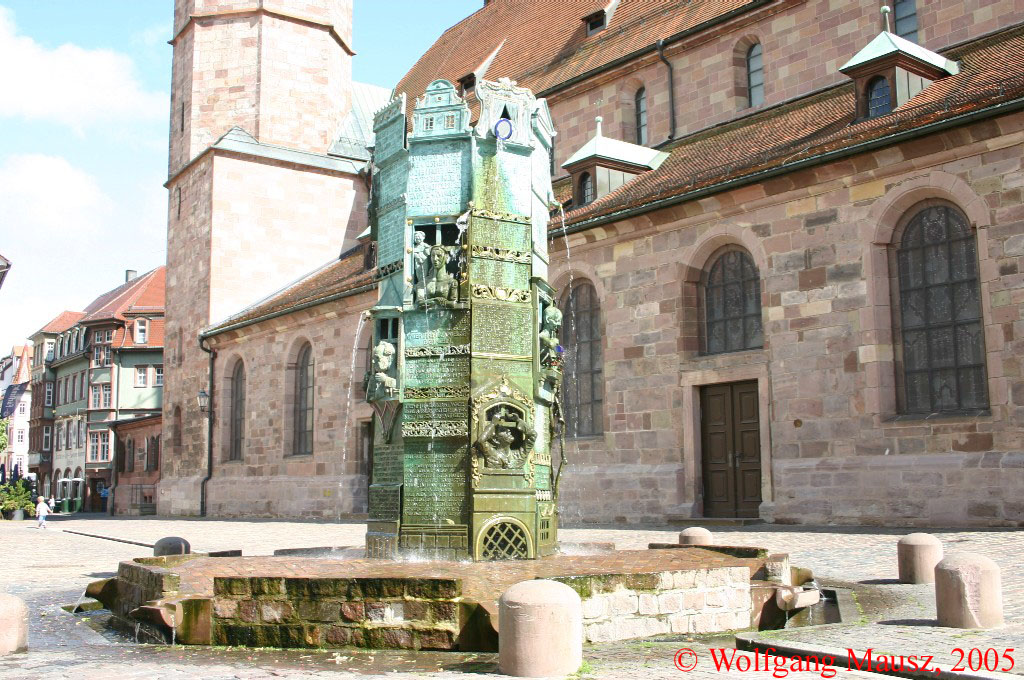 Geschichtsbrunnen in Villingen