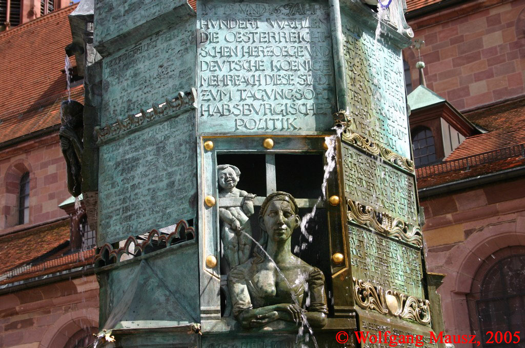 Geschichtsbrunnen in Villingen