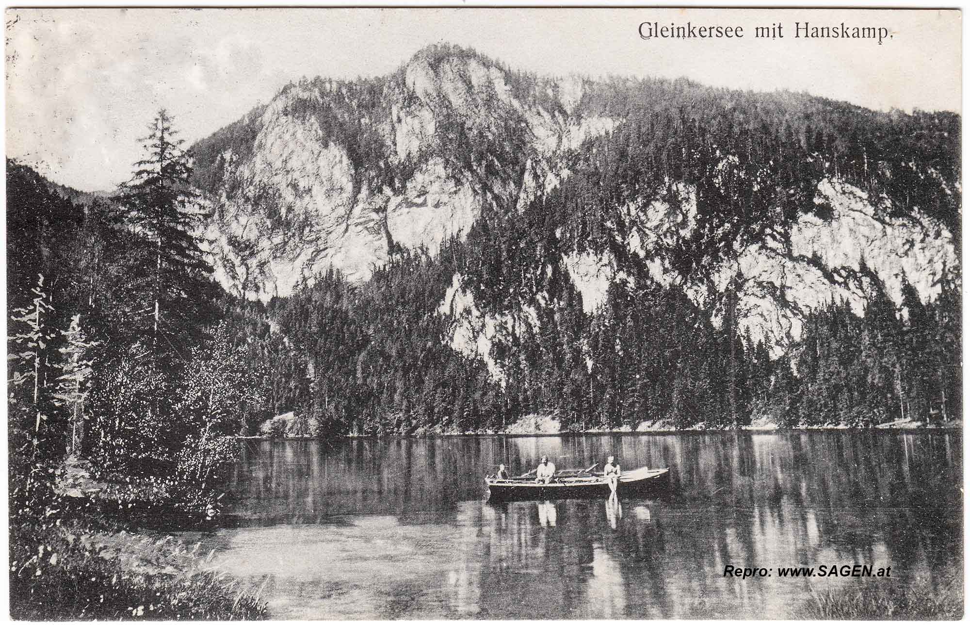 Gleinkersee mit Hanskamp 1907