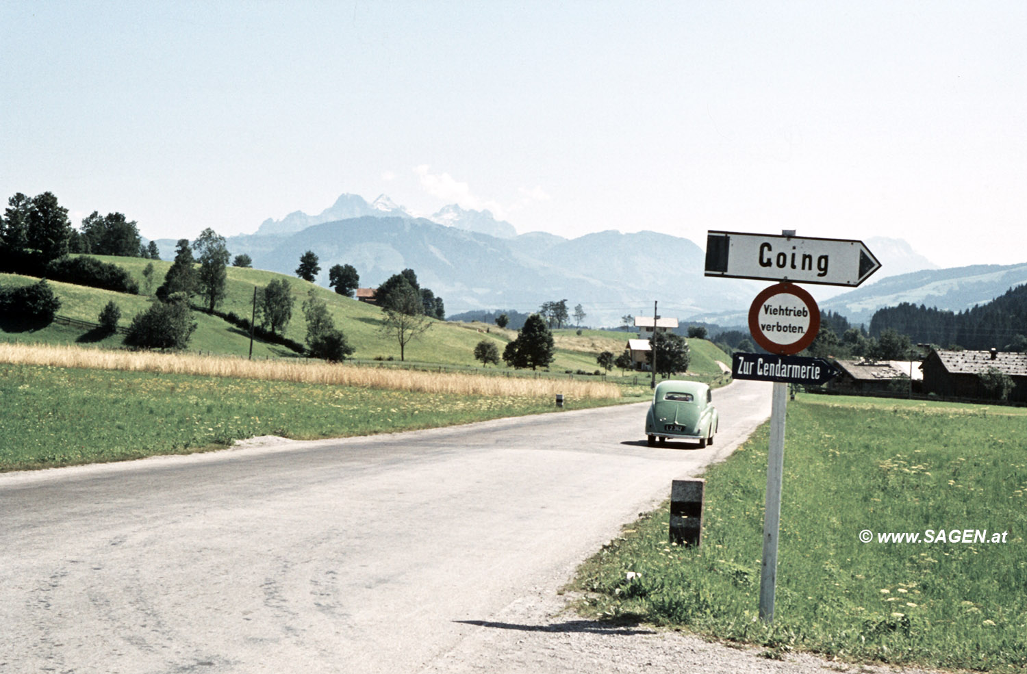 Going am Wilden Kaiser, Abzweigung