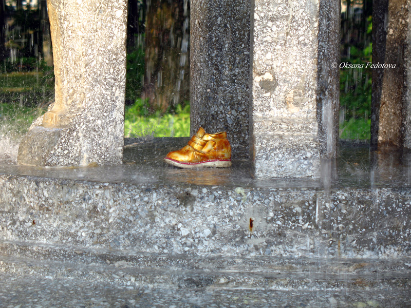 goldener Schuh