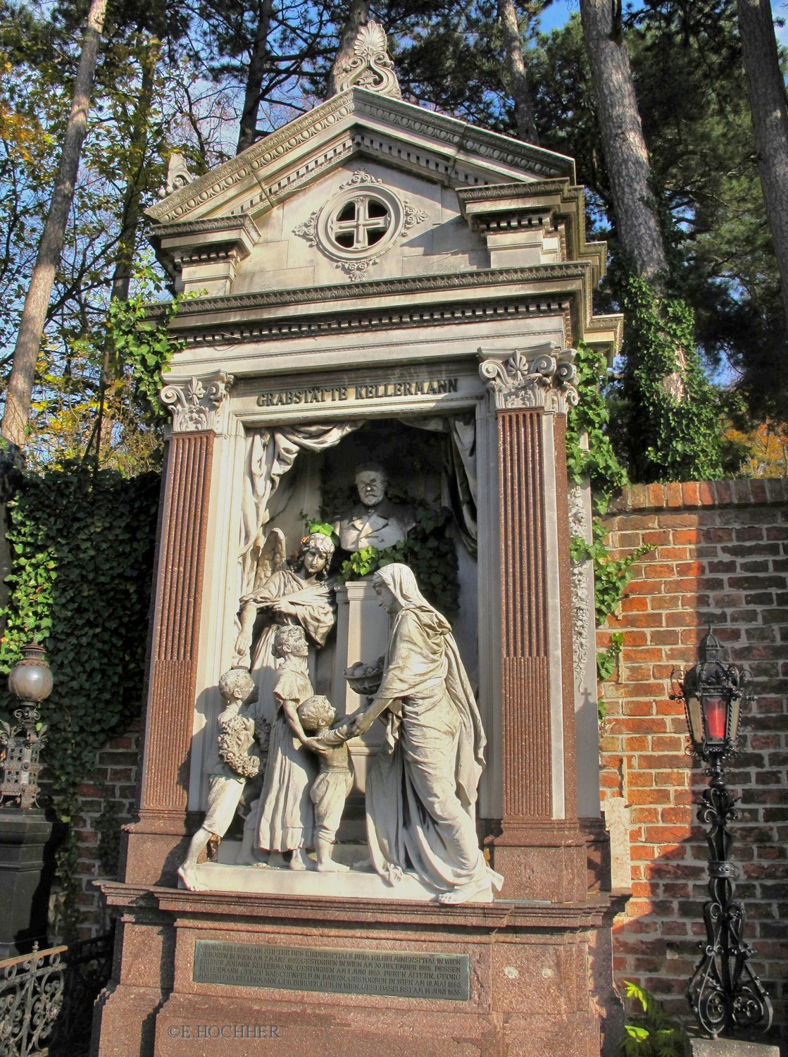 Grabmal Georg Kellermann, Hietzinger Friedhof