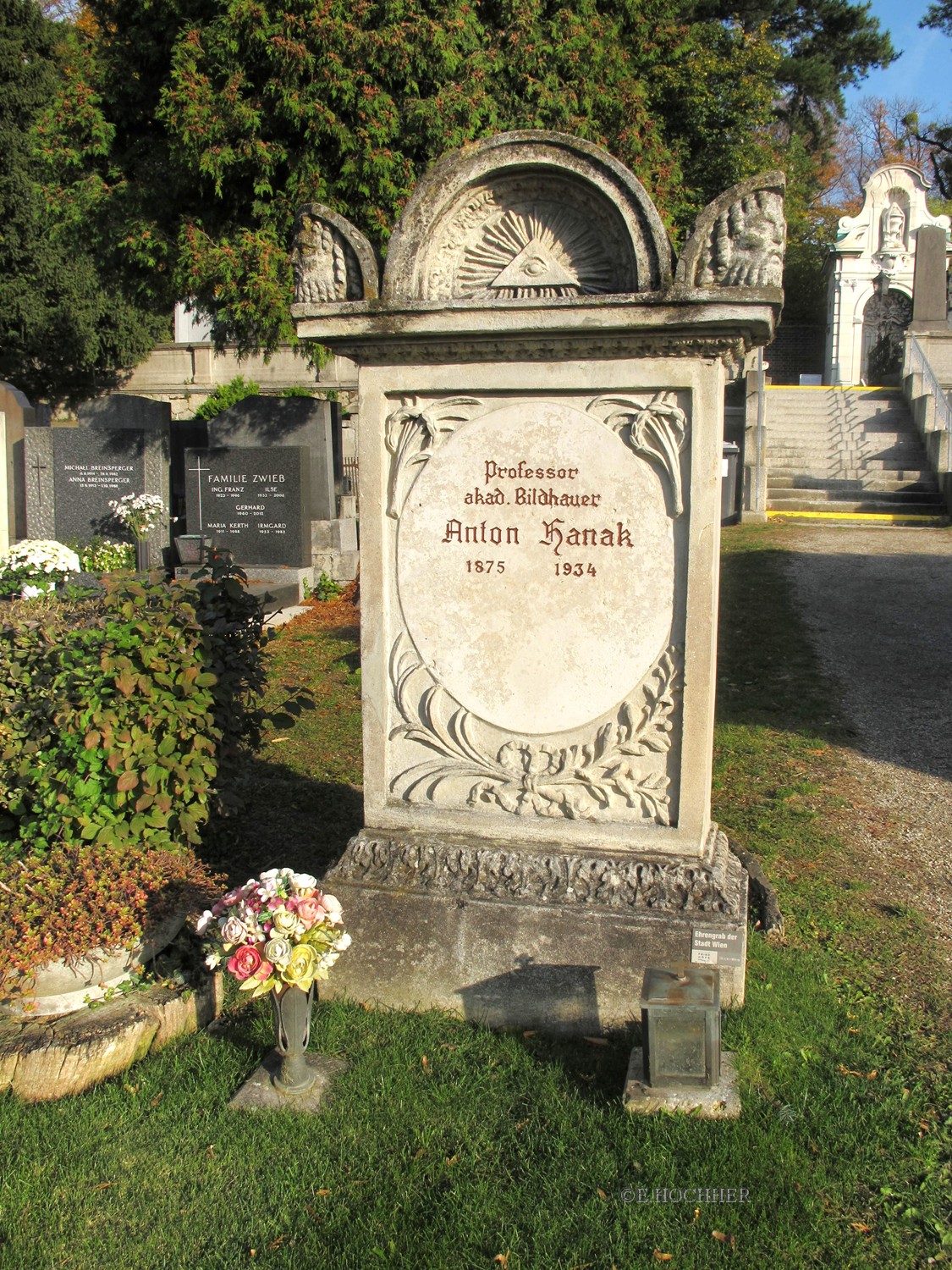 Grabstätte Anton Hanak Friedhof Wien-Hietzing