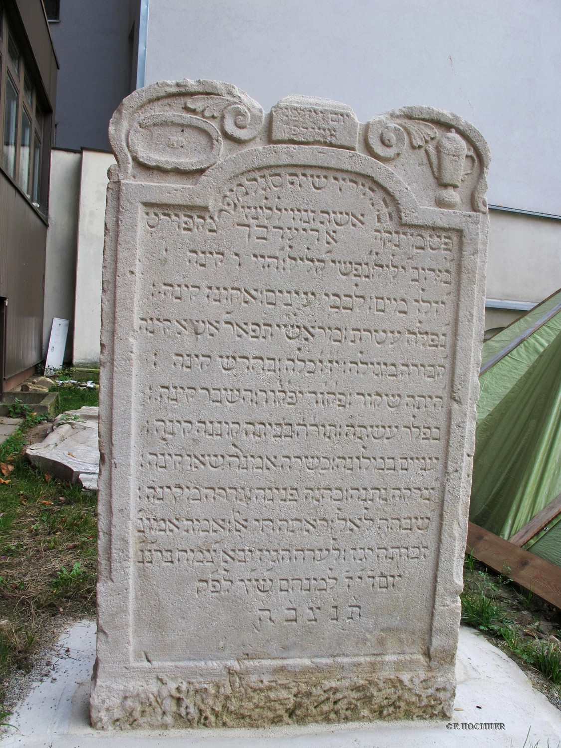 Grabstein jüdischer Friedhof Seegasse, Wien