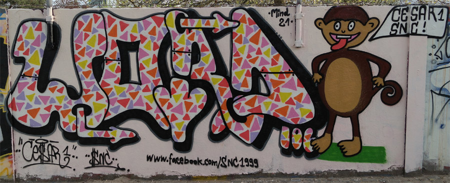 Graffiti von CesarOne der SNC-Crew