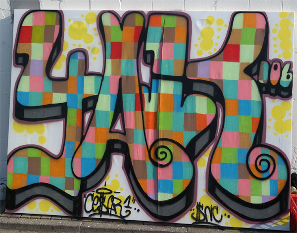 Graffiti von CesarOne der SNC-Crew