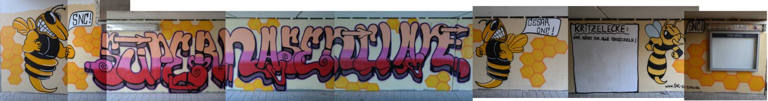 Graffiti von CesarOne der SNC-Crew