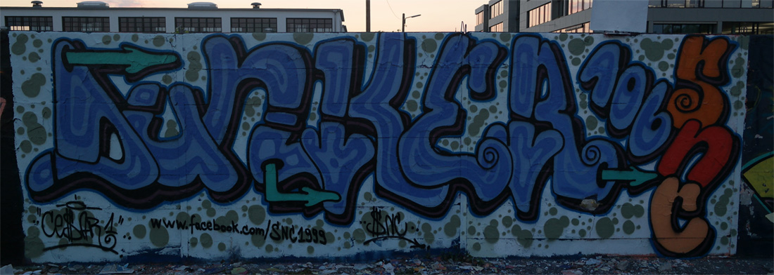 Graffiti von CesarOne der SNC-Crew