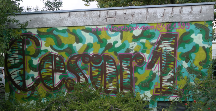 Graffiti von CesarOne der SNC-Crew