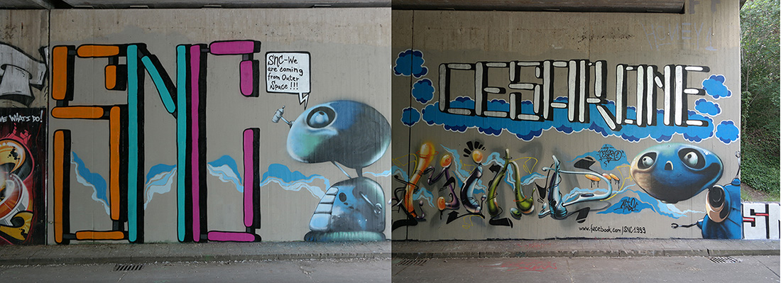 Graffiti von CesarOne.SNC + Mind21