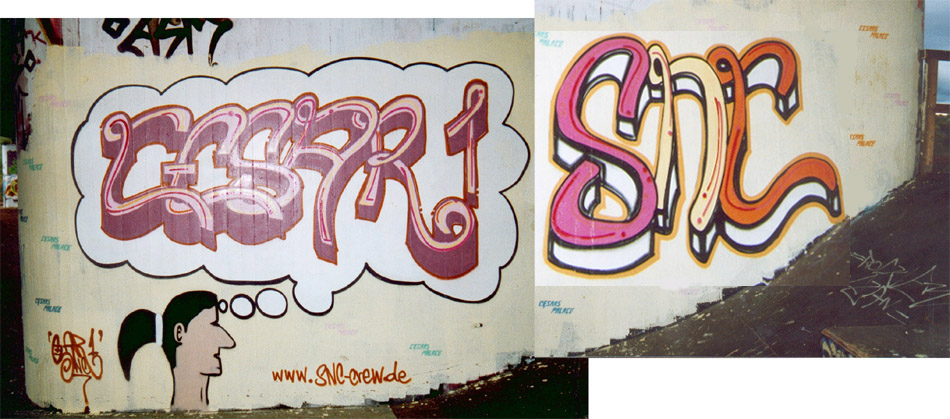 Graffitis von Cesar-SNC