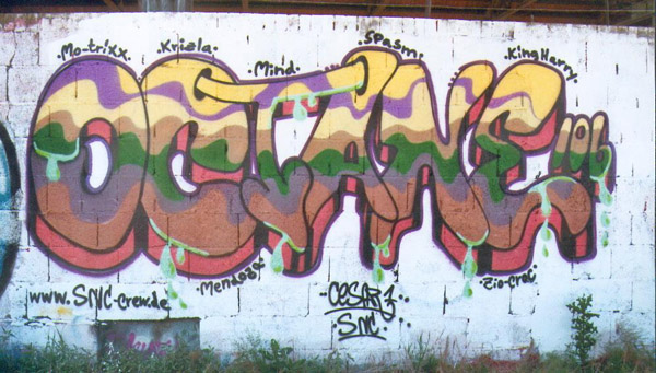 Graffitis von Cesar-SNC