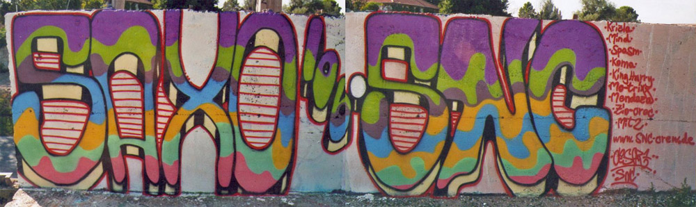 Graffitis von Cesar-SNC