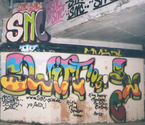 Graffitis von Cesar-SNC