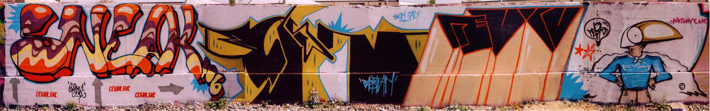 Graffitis von Cesar-SNC