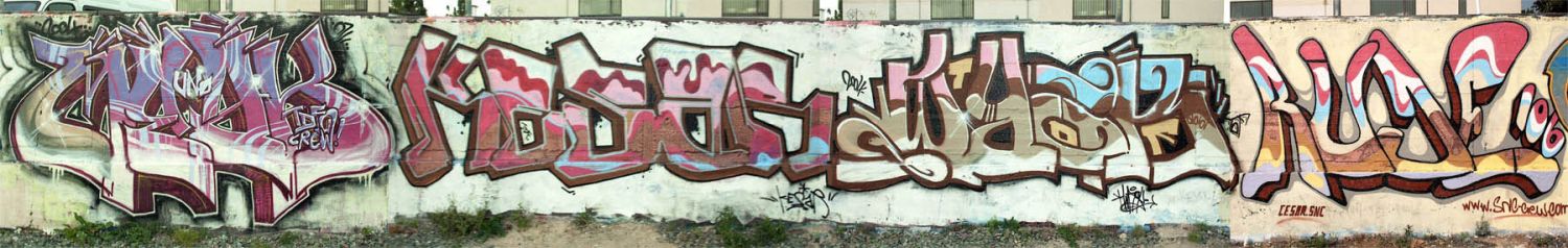 Graffitis von Cesar-SNC