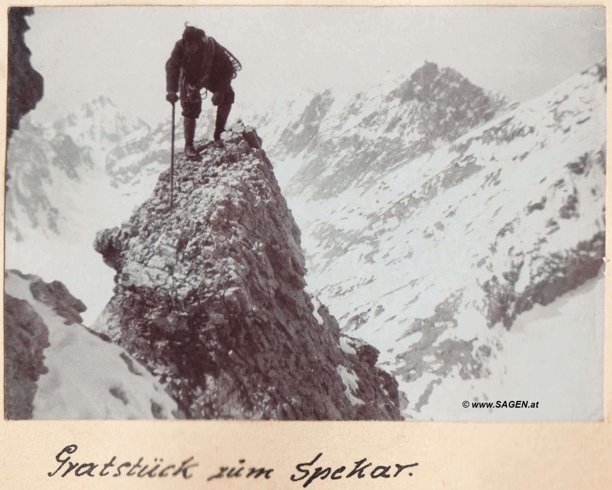 Gratstück zur Speckkarspitze