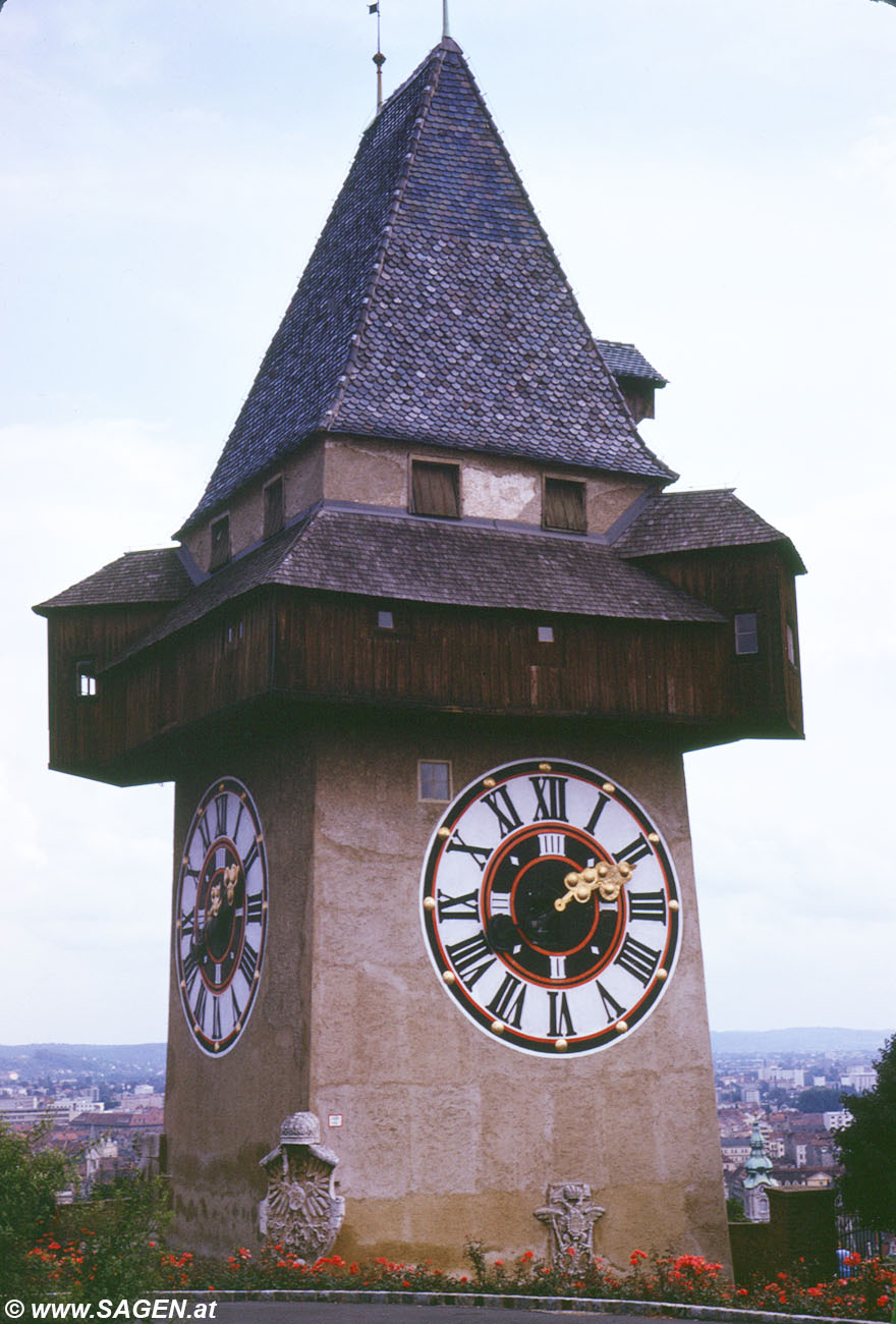 Grazer Uhrturm 1976