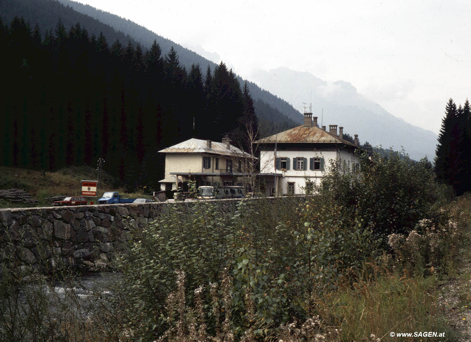 Grenzübergang - Staatsgrenze Grenzübergang Arnbach, Sillian - Winnebach, Pustertal