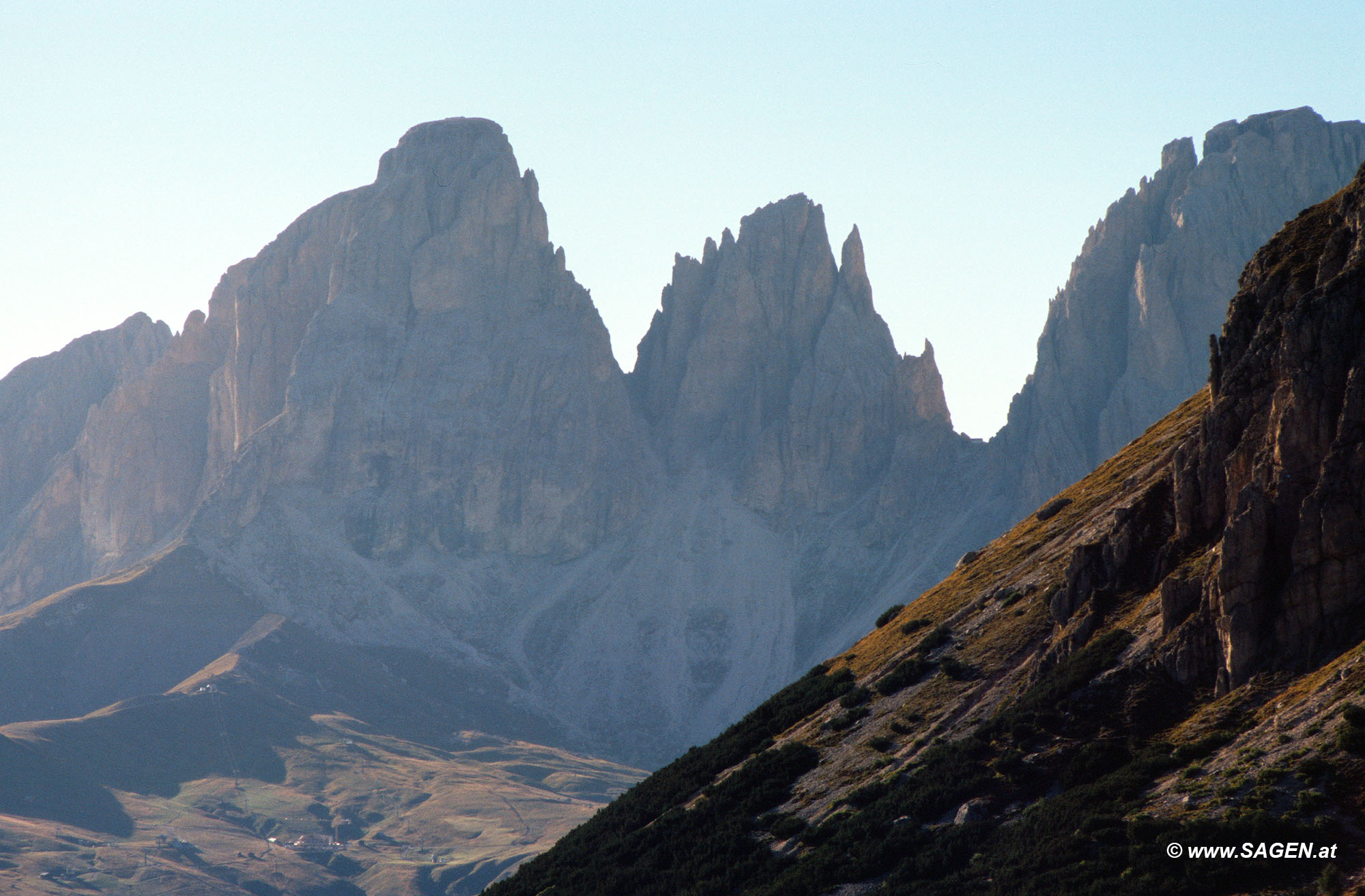 Grohmannspitze, Fünffingerspitze, Langkofel