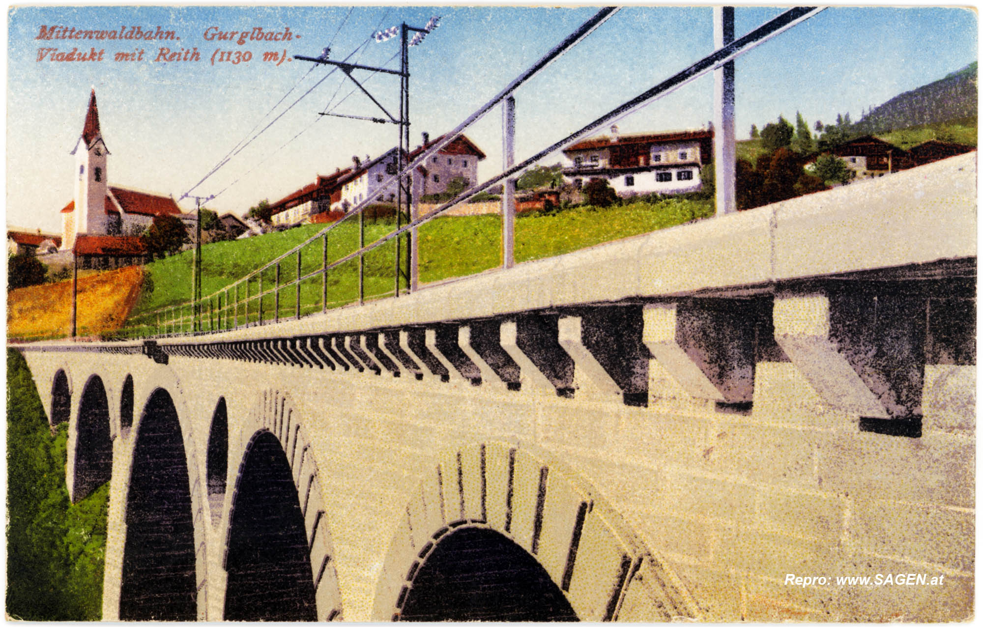 Gurglbach-Viadukt Reith, Mittenwaldbahn