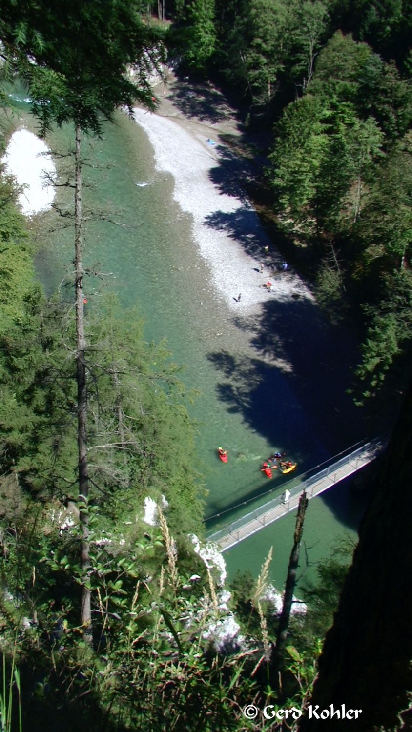 Hängebrücke bei Klobenstein