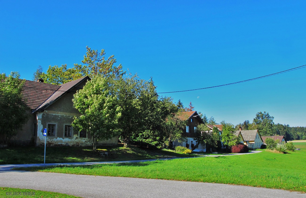 Häuserzeile am Längsanger in Bösenneunzen