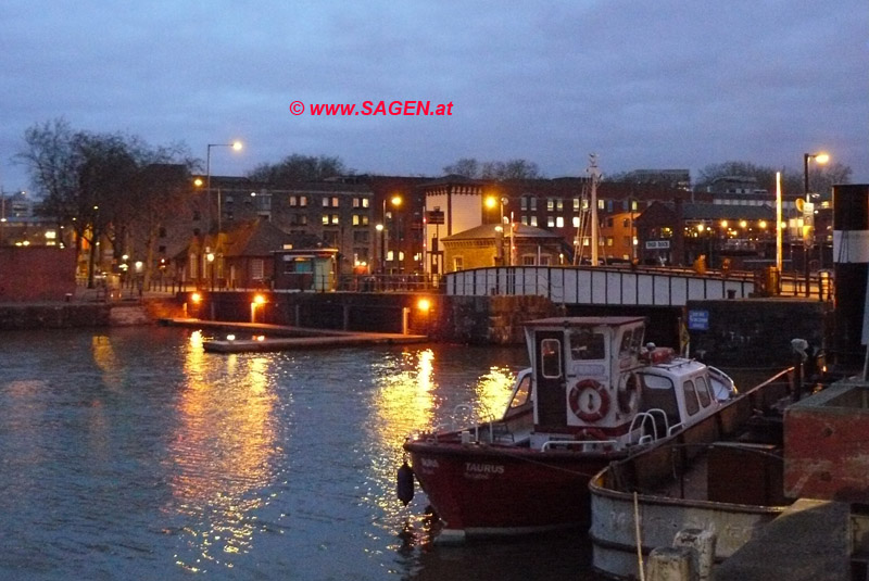 Hafen Bristol mit Drehbruecke