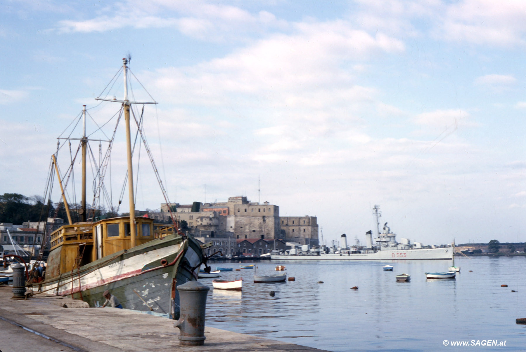 Hafenszene Palermo 1964