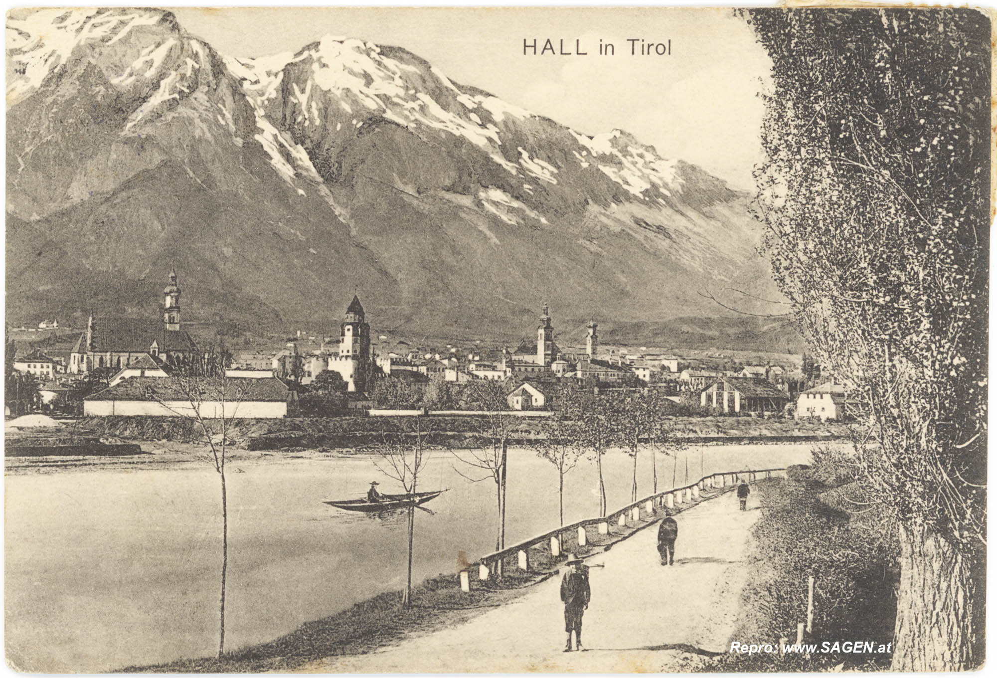 Hall in Tirol um 1910